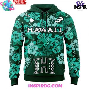 Hawaii Rainbow Warriors Floral Edition Hoodie