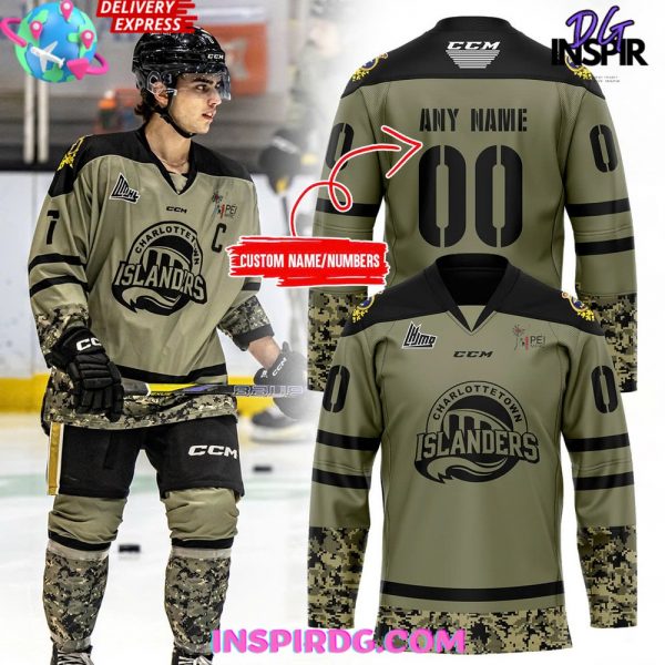 Charlottetown Islanders Military Appreciation 2024 Hockey Jersey