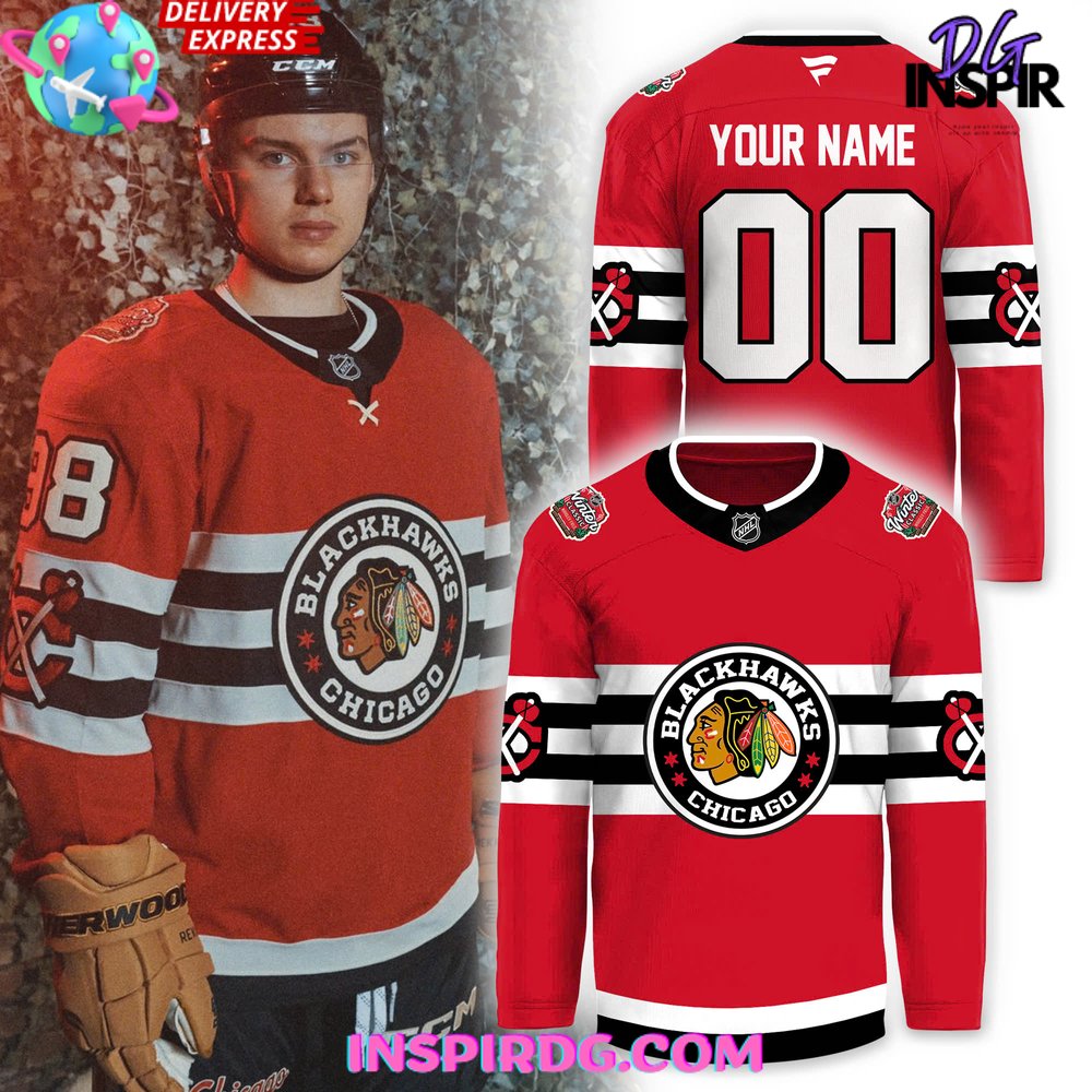 Blackhawks winter jersey on sale