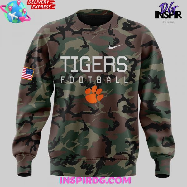 Clemson Tigers 2024 Military Appreciation Special Camo Sweatshirt
