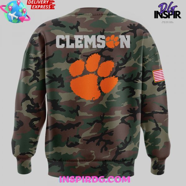 Clemson Tigers 2024 Military Appreciation Special Camo Sweatshirt