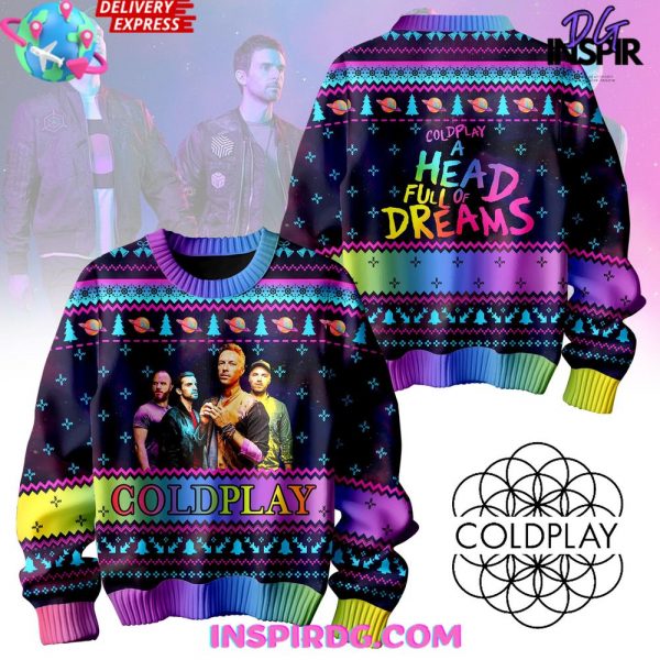Coldplay A Head Full Of Dreams Ugly Sweater