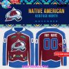 Colorado Avalanche Native American Heritage Month Special Hockey Jersey