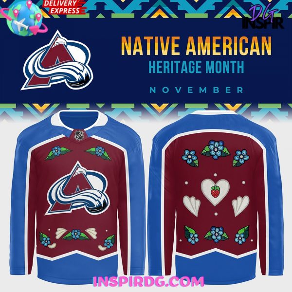 Colorado Avalanche Native American Heritage Month Special Hockey Jersey