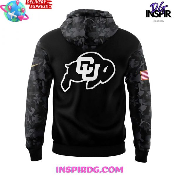 Colorado Buffaloes Coach Prime Camo Black Hoodie