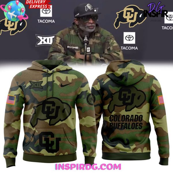 Colorado Buffaloes Coach Prime Special Camo Hoodie