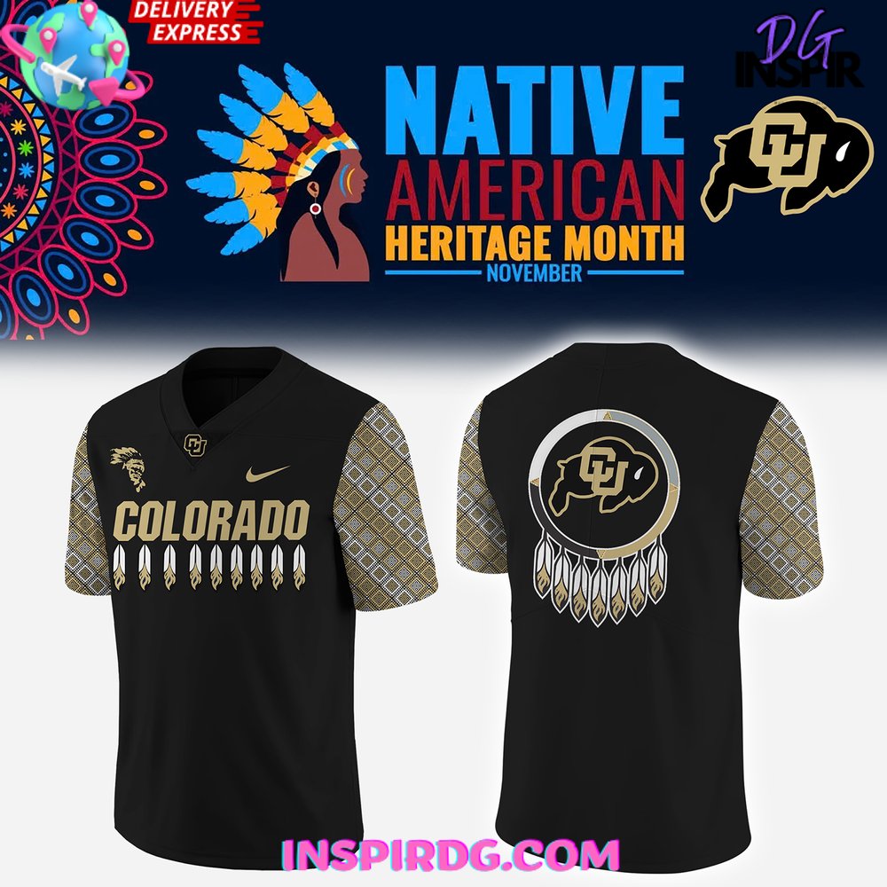 Colorado Buffaloes Native American Heritage Special Football Jersey Colorado Buffaloes Native American Heritage Special Football Jersey
