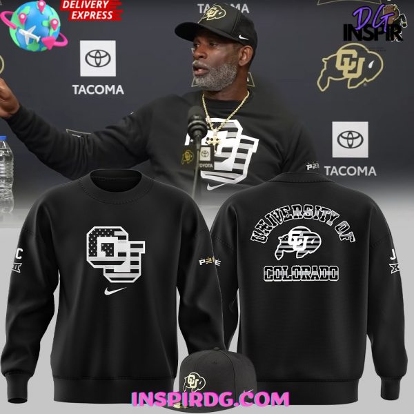 Colorado Buffaloes Prime Coach American Flag Sweatshirt