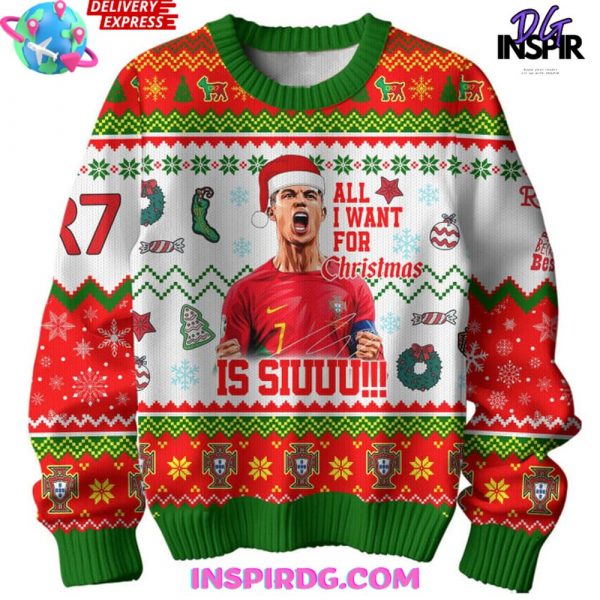 Cristiano Ronaldo All I Want For Christmas Special Sweater