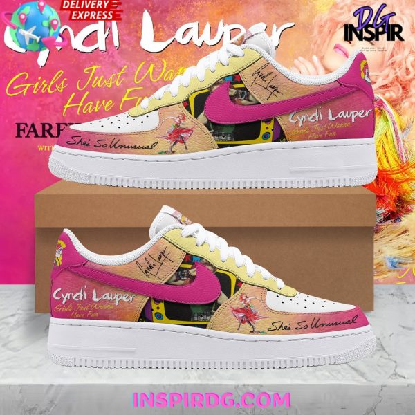 Cyndi Lauper Just Wanna Have Fun Limited Nike Air Force 1