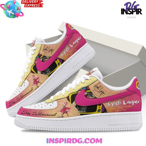 Cyndi Lauper Just Wanna Have Fun Limited Nike Air Force 1