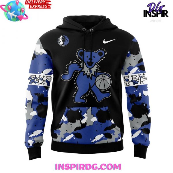 Dallas Mavericks x Grateful Dead Night Edition Black Hoodie