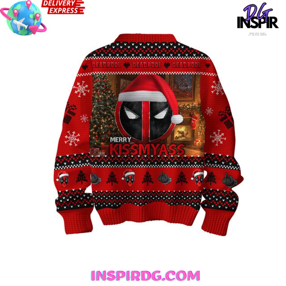 Deadpool Merry Kiss My Ass Special Sweater Deadpool Merry Kiss My Ass Special Sweater