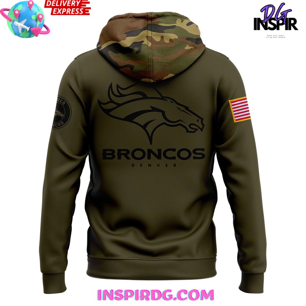 Denver Broncos Salute to Service 2024 Camo Hoodie InspirDG