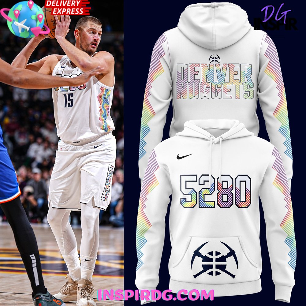 Denver Nuggets Nike City Edition Swingman Hoodie InspirDG