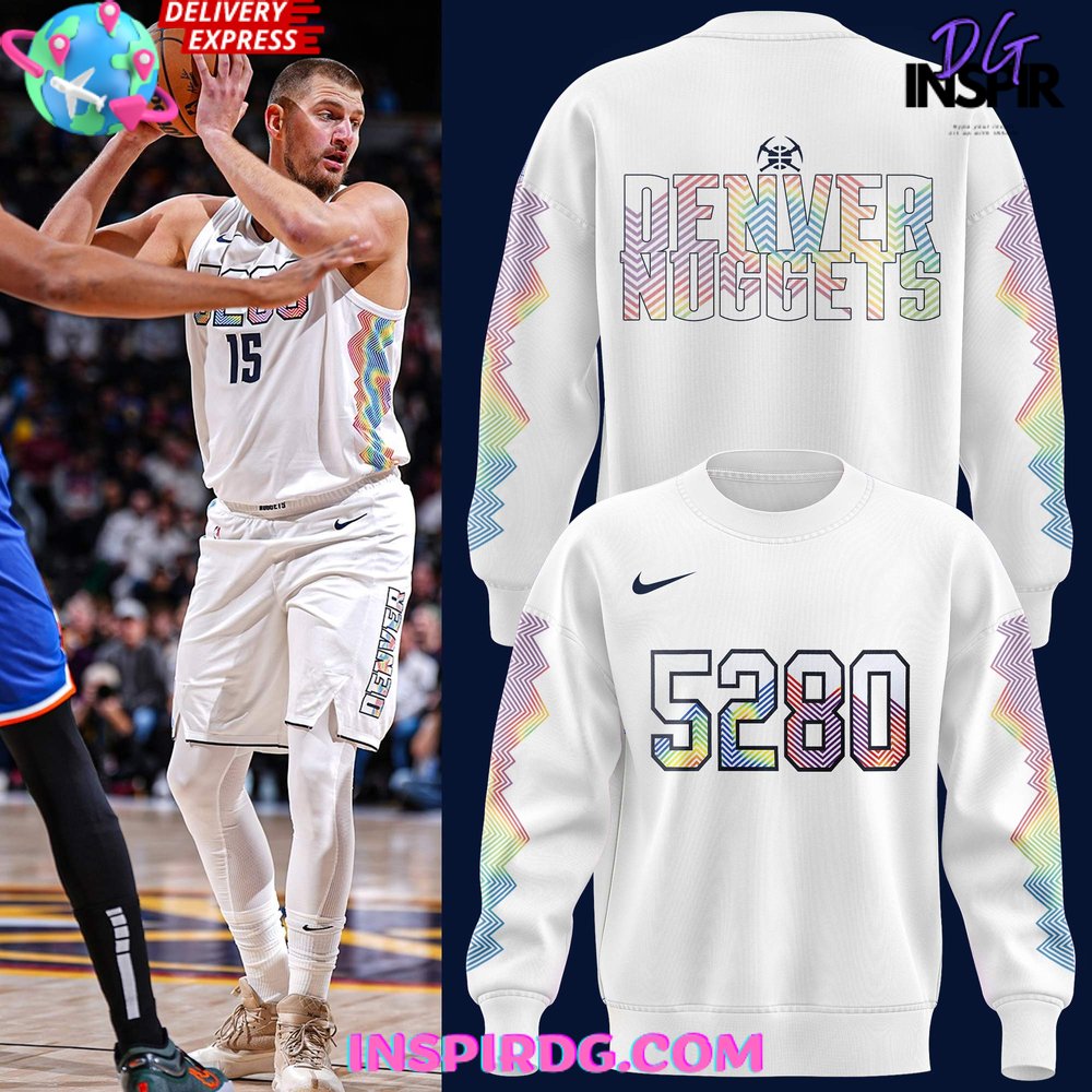 Denver Nuggets Nike City Edition Swingman Sweatshirt InspirDG