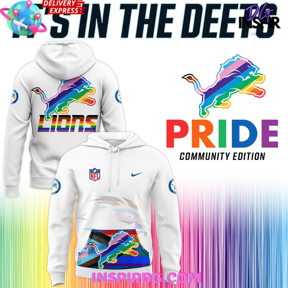 Detroit Lions Pride Community Special Edition Hoodie InspirDG