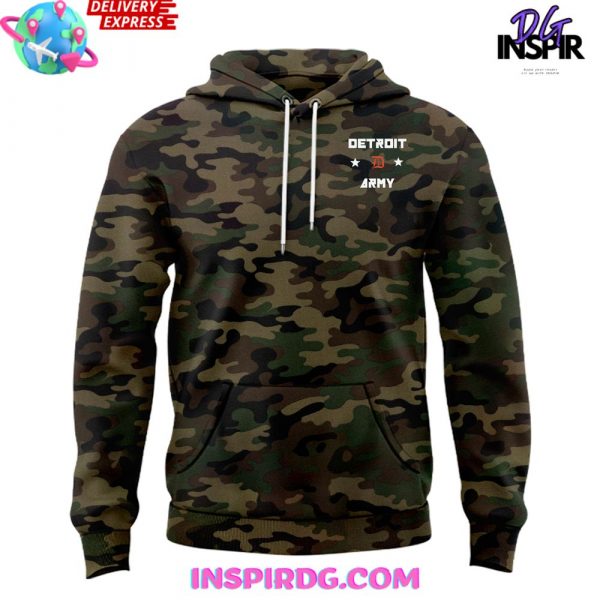Detroit Tigers Salute To Service Army Hoodie