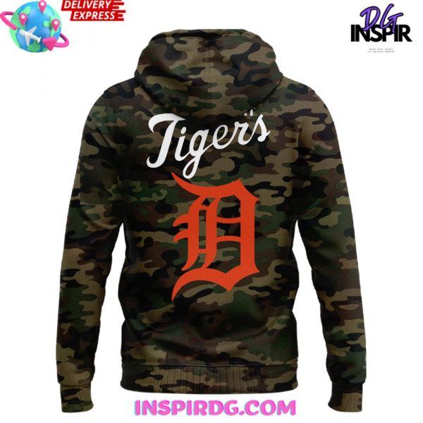 Detroit Tigers Salute To Service Army Hoodie