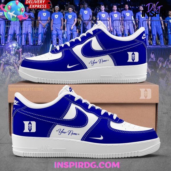 Duke Blue Devils Basketball Custom Nike Air Force 1