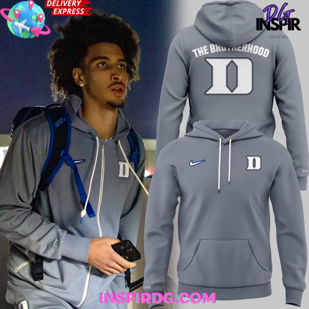 Duke Blue Devils The Brotherhood Special Grey Hoodie InspirDG