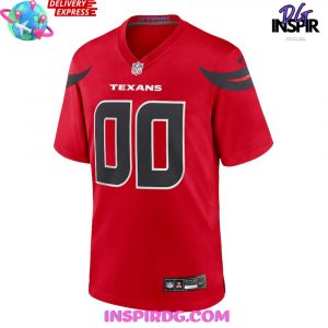 Texas Houston Battle Red Alternate Game 2024 Football Jersey