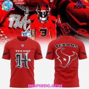 Houston Texans Uniform Battle Red Special T Shirt InspirDG