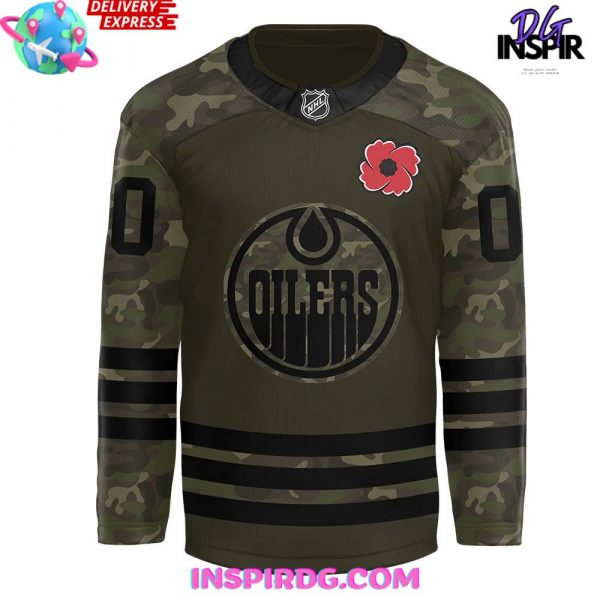 Edmonton Oilers Military Appreciation Night Special Hockey Jersey