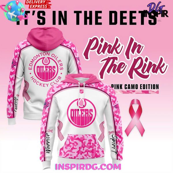 Edmonton Oilers Pink in the Rink 2024 Hoodie