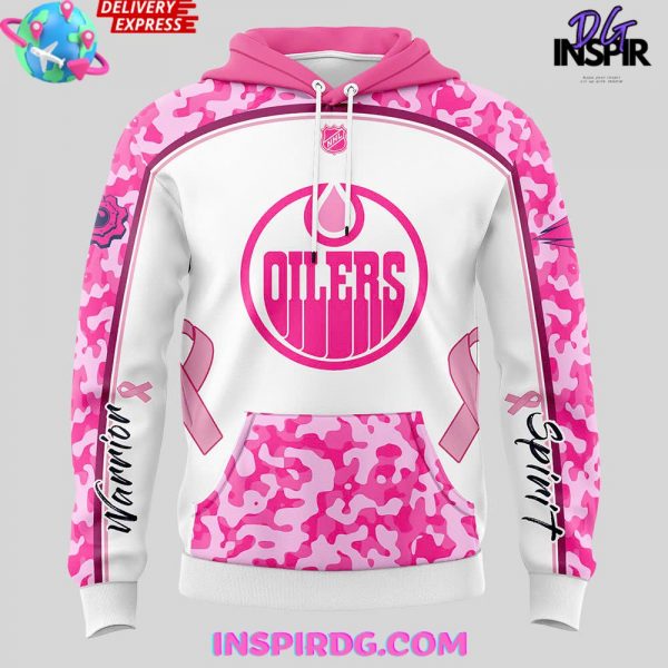 Edmonton Oilers Pink in the Rink 2024 Hoodie