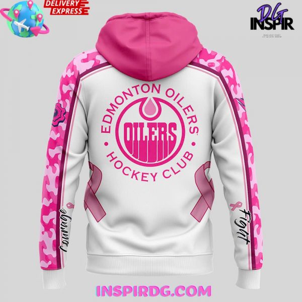 Edmonton Oilers Pink in the Rink 2024 Hoodie