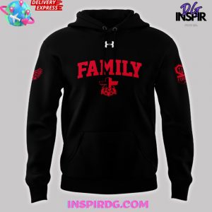 Utah Utes Football Family Forever Special Black Hoodie