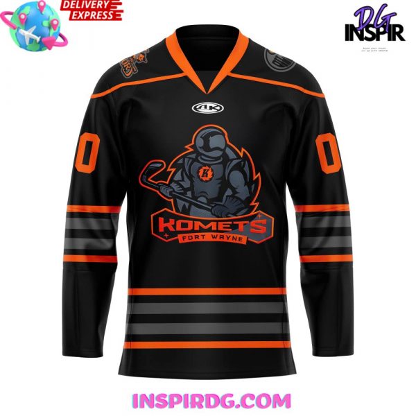 Fort Wayne Komets Blackout Night 2024 Hockey Jersey