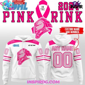 London Knights Pink In The Rink 2024 Hoodie