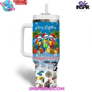 Jimmy Buffett Merry Buffettmas Limited Stanley Tumbler Cup