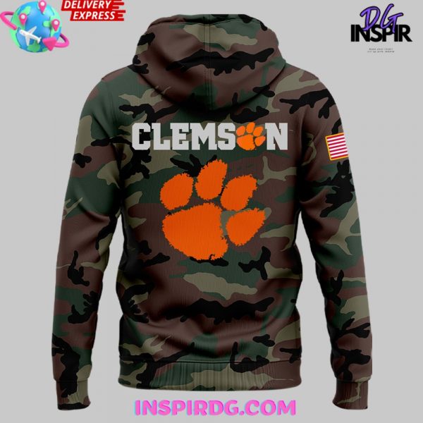 Clemson Tigers 2024 Military Appreciation Special Camo Hoodie
