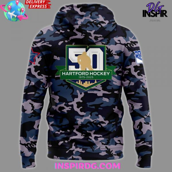 Hartford Wolf Pack 50th Anniversary Special Camo Hoodie
