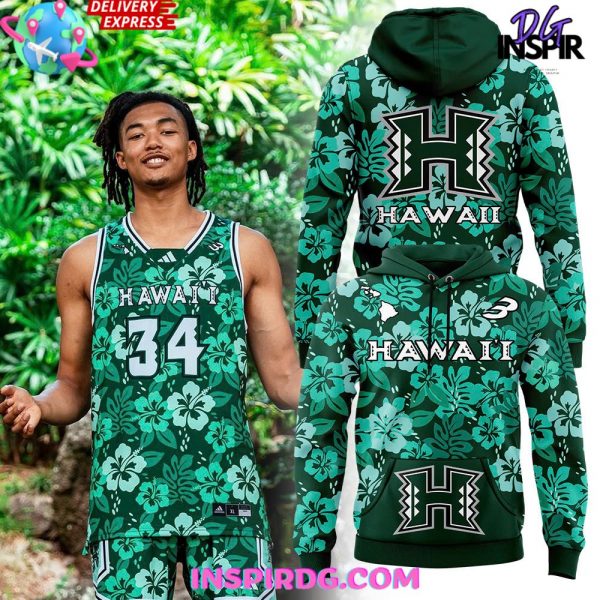 Hawaii Rainbow Warriors Floral Edition Hoodie