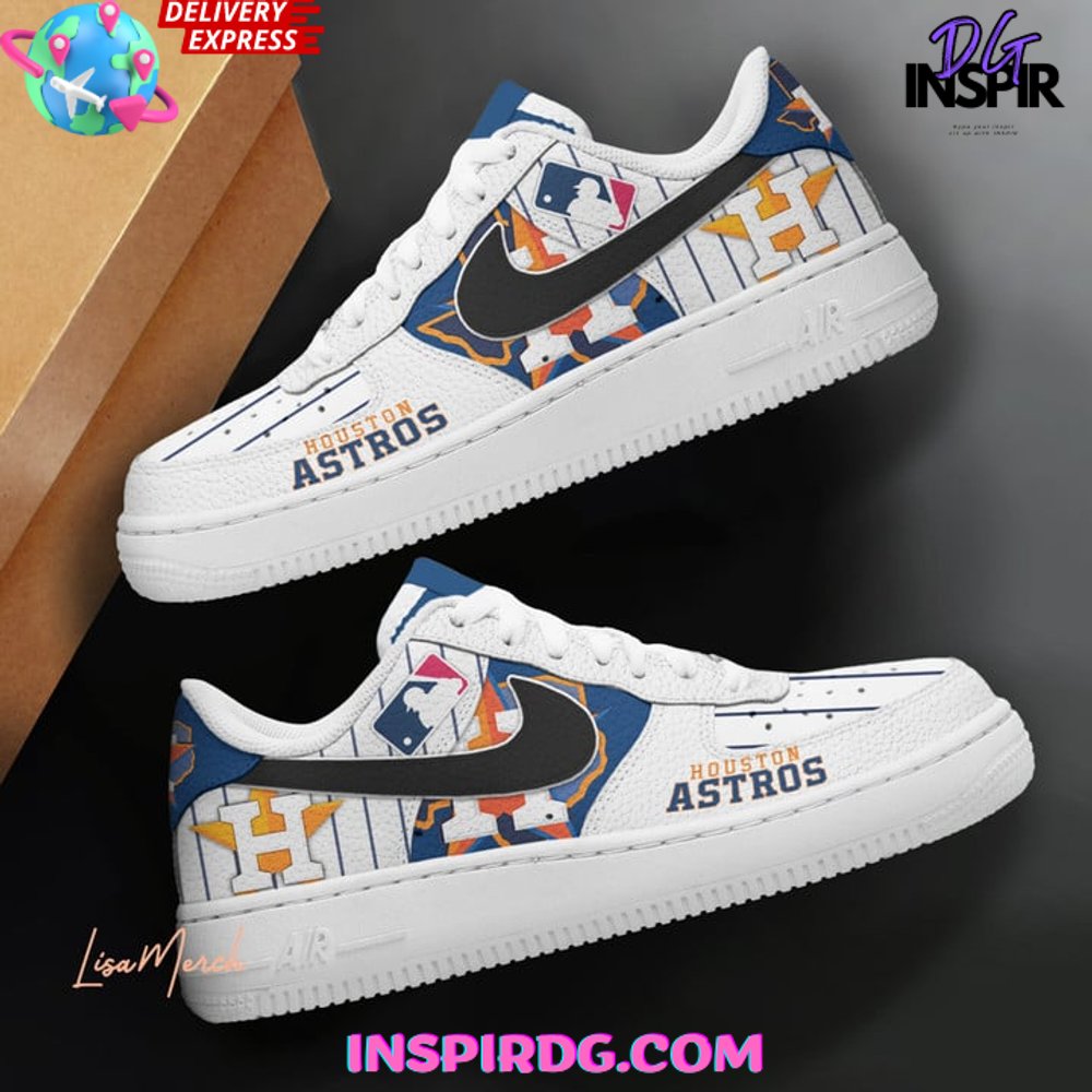 Houston Astros MLB Limited Edition Air Force 1 Sneaker Houston Astros MLB Limited Edition Air Force 1 Sneaker