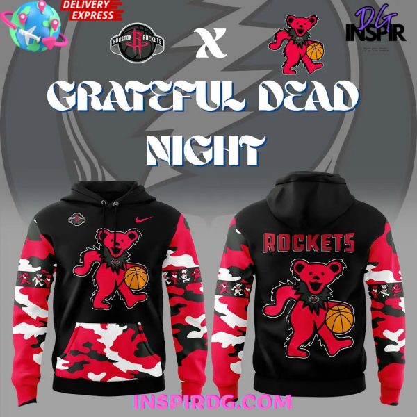 Houston Rockets Grateful Dead Night Special Edition Hoodie