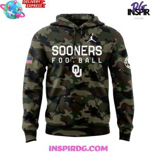 Oklahoma Sooners Military 2024 Camo Hoodie