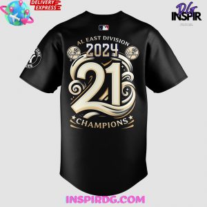 New York Yankees 2024 AL East Division Champions Baseball Jersey