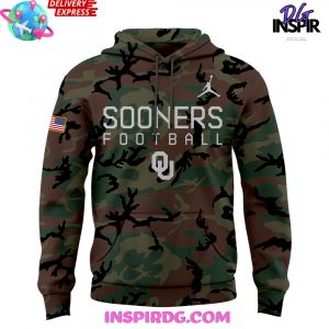 Oklahoma Sooners Military Appreciation 2024 Camo Hoodie