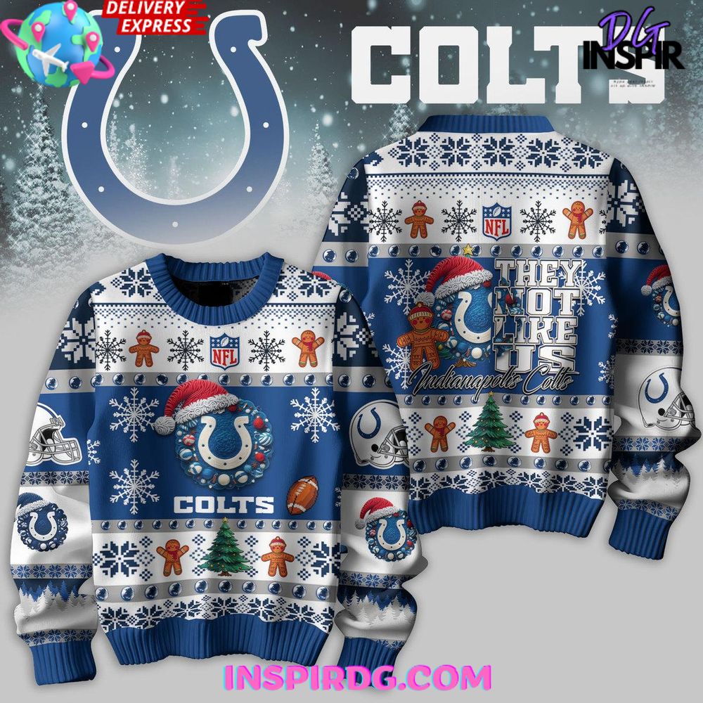 Indianapolis Colts Christmas Special Ugly Sweater InspirDG