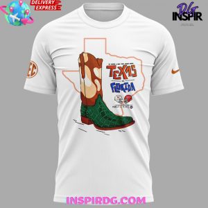 Texas Longhorns Collab Florida Gators Limited White T-Shirt