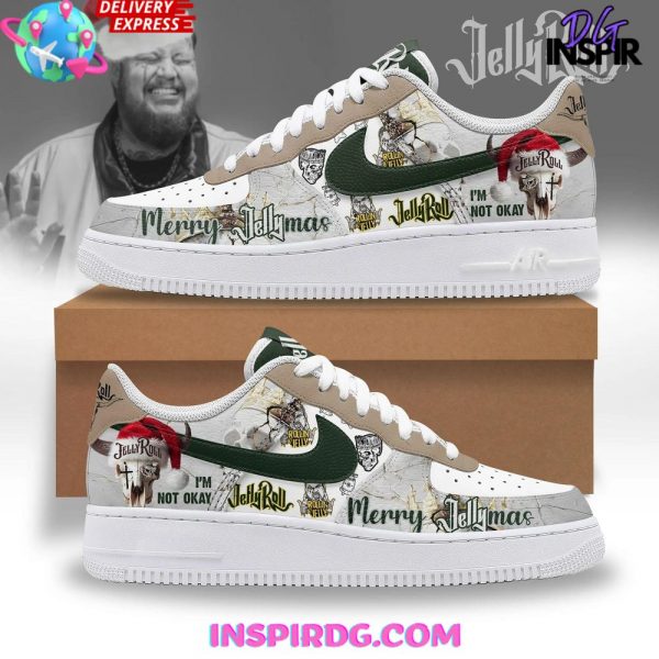 Jelly Roll Merry Christmas Limited Edition Nike Air Force 1