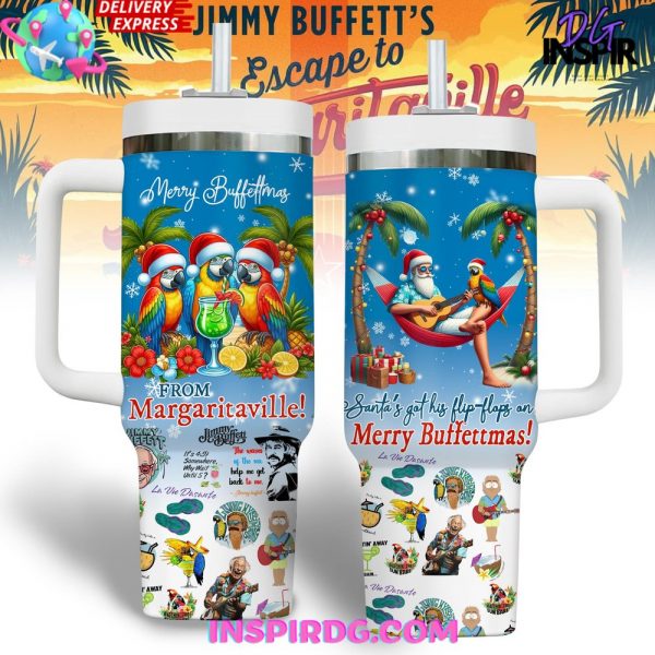 Jimmy Buffett Merry Buffettmas Limited Stanley Tumbler Cup