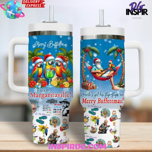 Jimmy Buffett Merry Buffettmas Limited Stanley Tumbler Cup