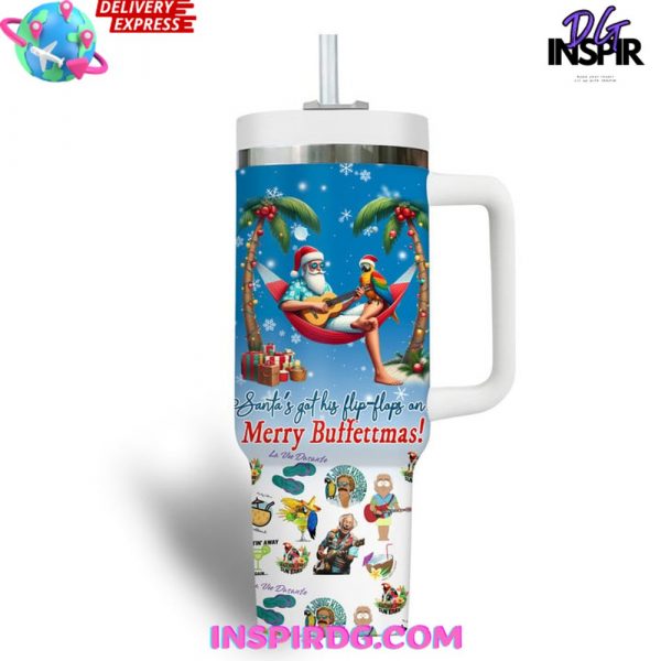 Jimmy Buffett Merry Buffettmas Limited Stanley Tumbler Cup