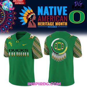 Oregon Ducks Native American Heritage Month Special Football Jersey